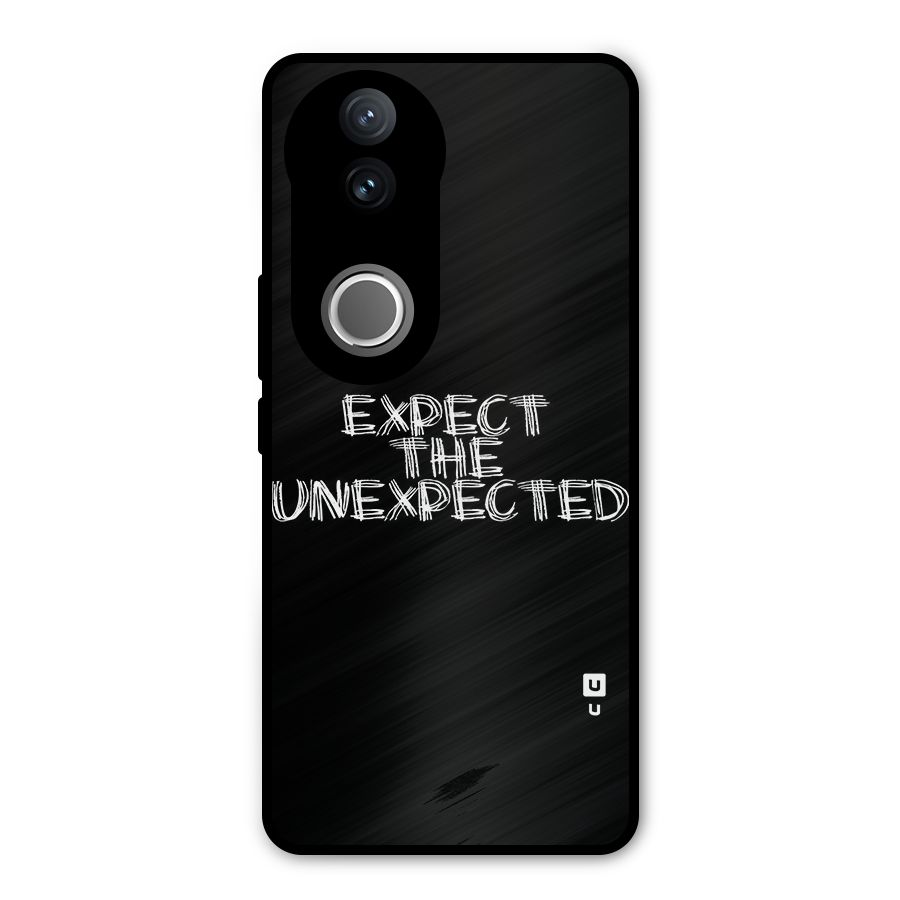 Expect The Unexpected Metal Back Case for iQOO Z10R