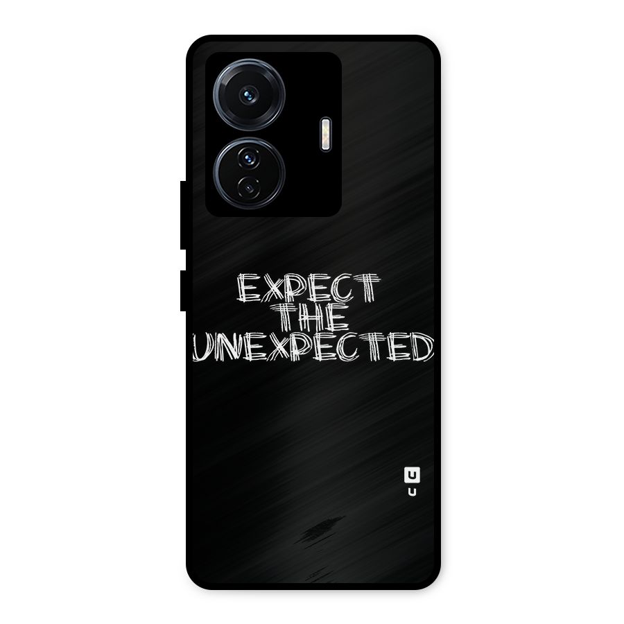 Expect The Unexpected Metal Back Case for iQOO Z6