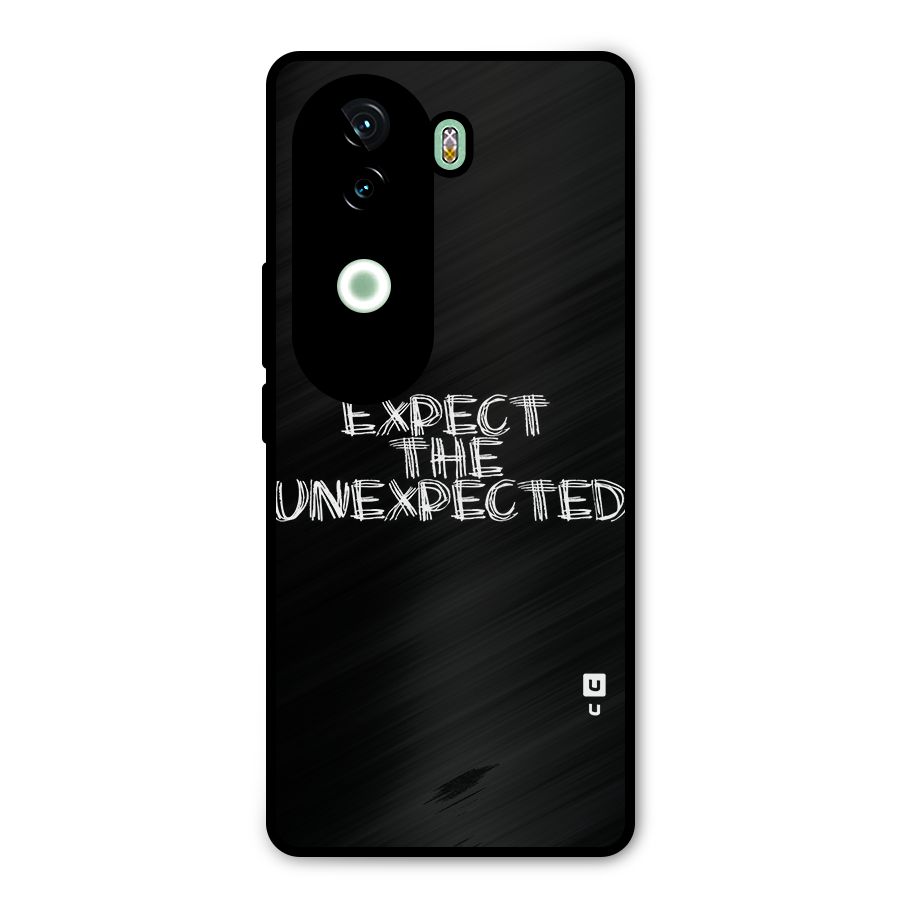 Expect The Unexpected Metal Back Case for iQOO Z9s