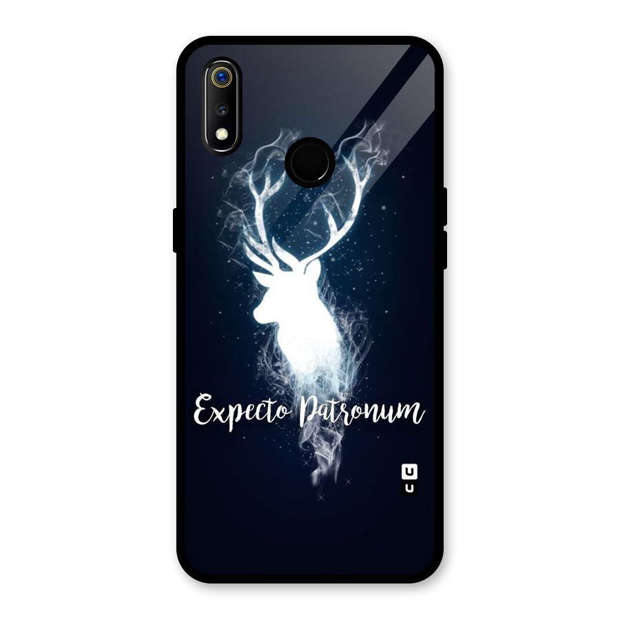 Expected Wish Glass Back Case for Realme 3
