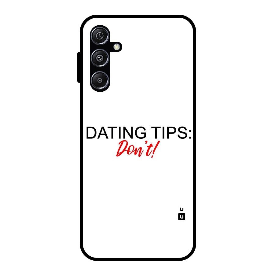 Expert Dating Tip Glass Back Case for Galaxy M34 5G