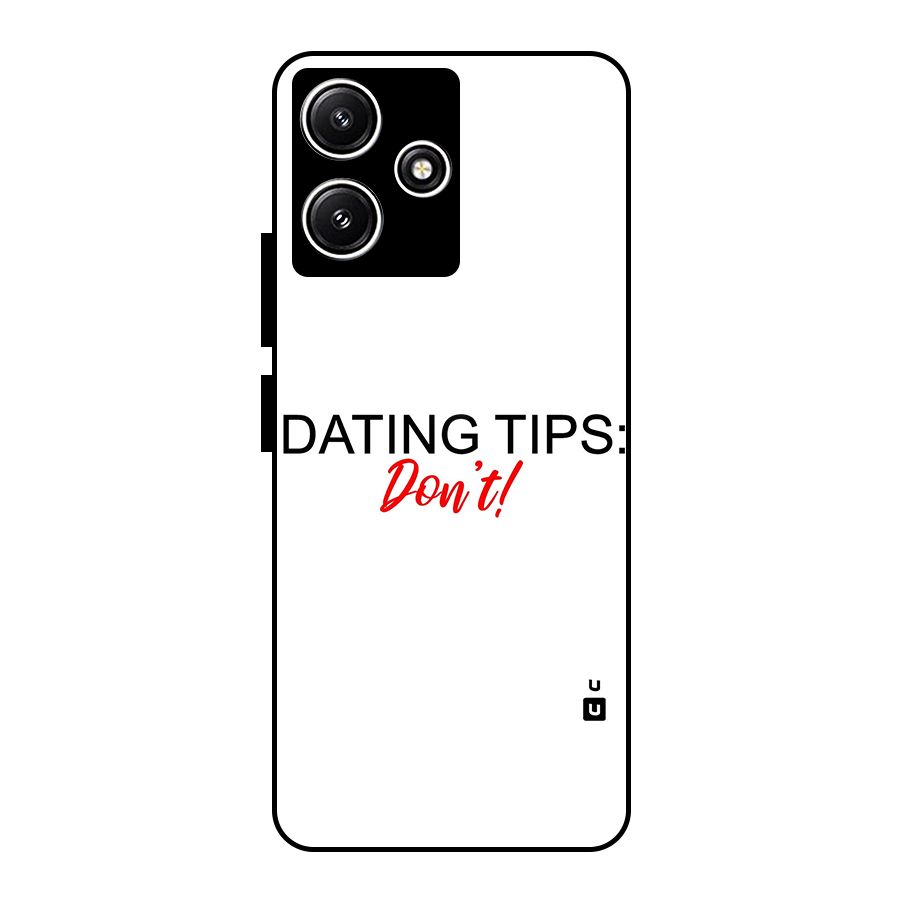 Expert Dating Tip Glass Back Case for Poco M6 Pro