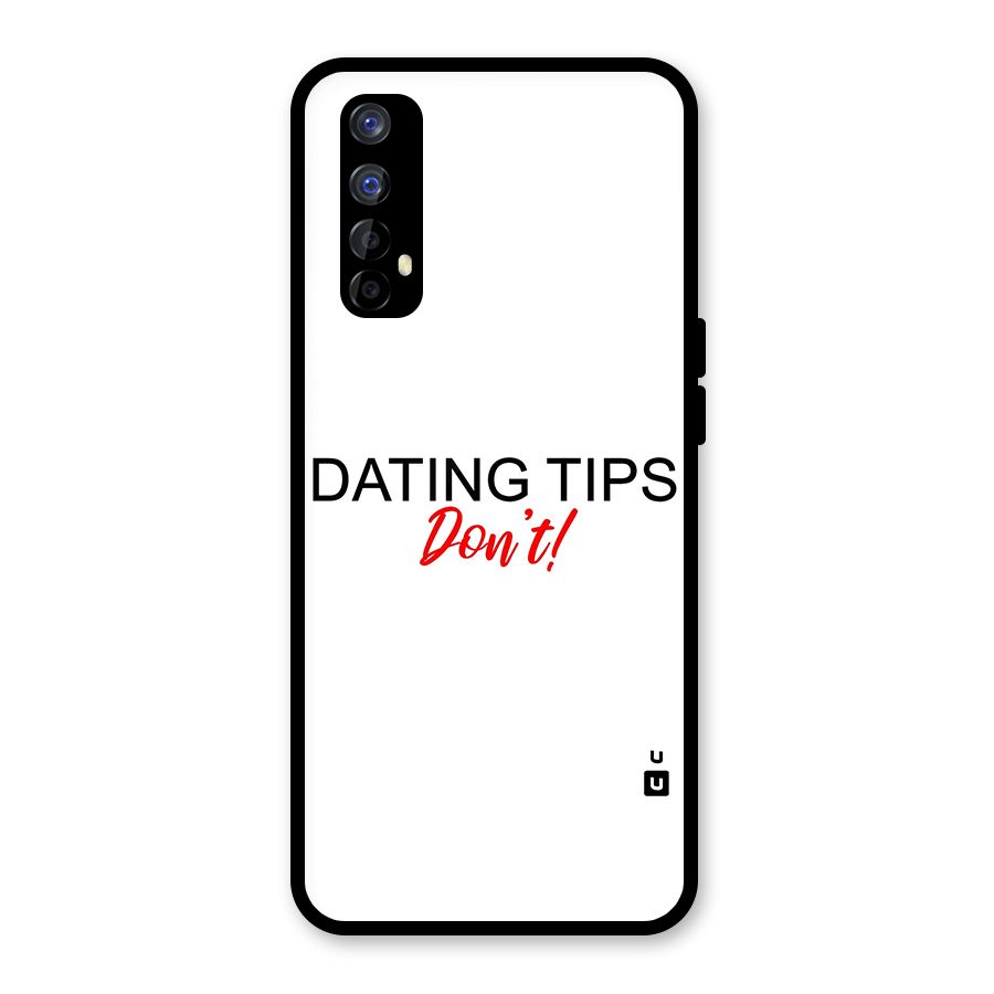 Expert Dating Tip Glass Back Case for Realme 7