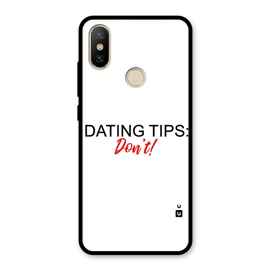 Expert Dating Tip Glass Back Case for Redmi A2