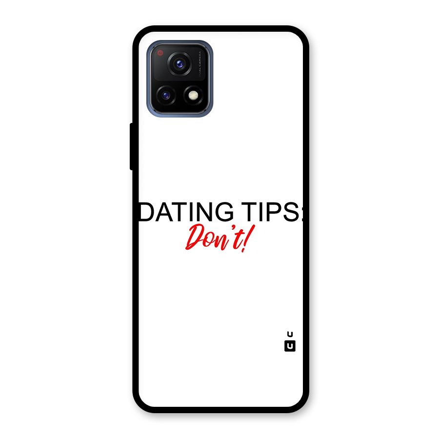 Expert Dating Tip Glass Back Case for Vivo Y72 5G