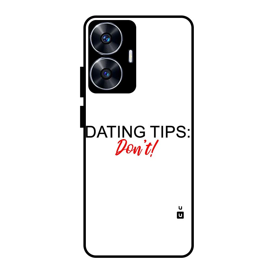 Expert Dating Tip Glass Back Case for realme C55