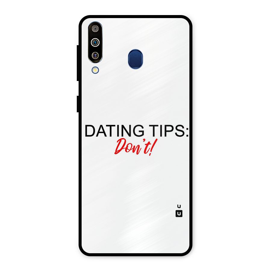 Expert Dating Tip Metal Back Case for Galaxy M30
