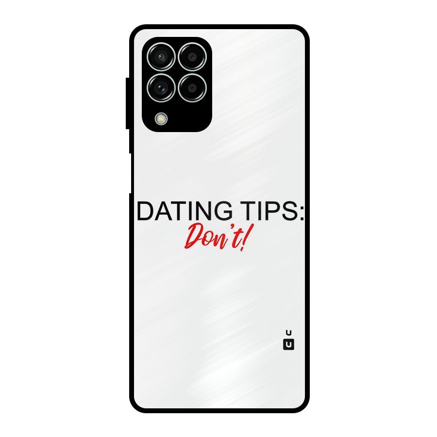 Expert Dating Tip Metal Back Case for Galaxy M33