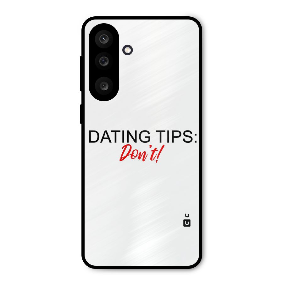 Expert Dating Tip Metal Back Case for Galaxy M56