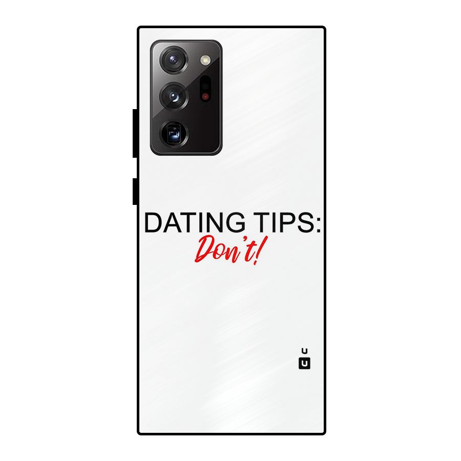 Expert Dating Tip Metal Back Case for Galaxy Note 20 Ultra