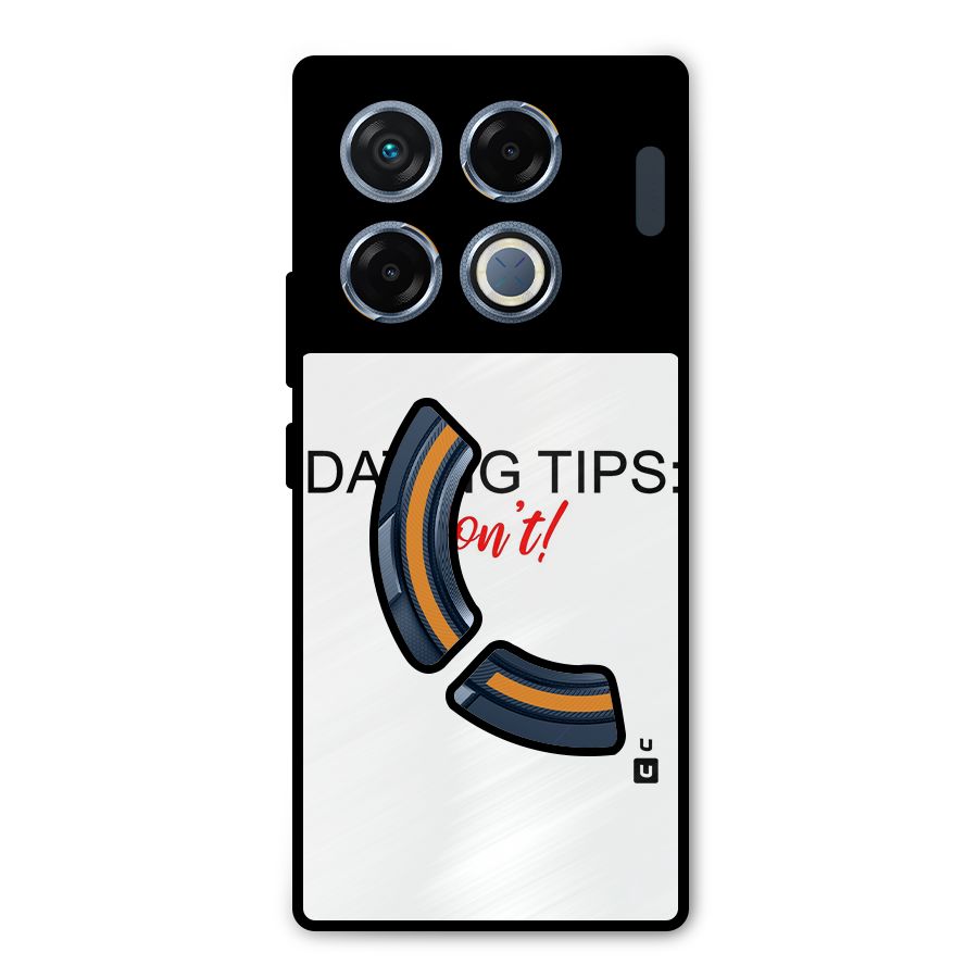 Expert Dating Tip Metal Back Case for Infinix GT 20 Pro