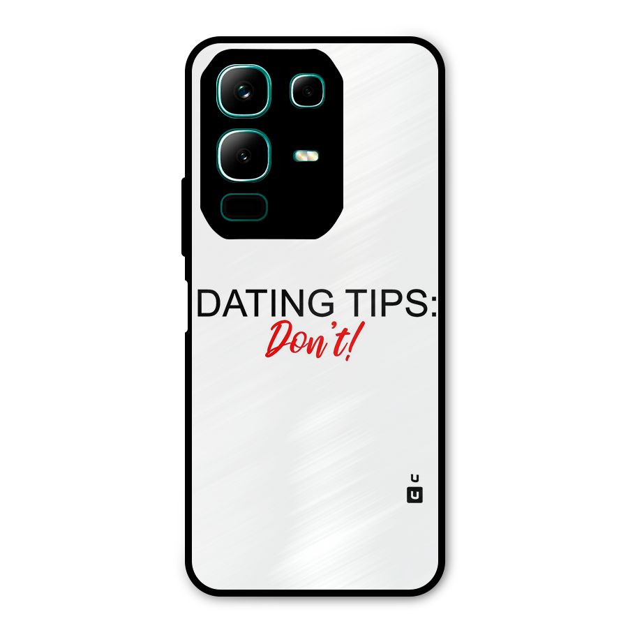 Expert Dating Tip Metal Back Case for Infinix Note 50x