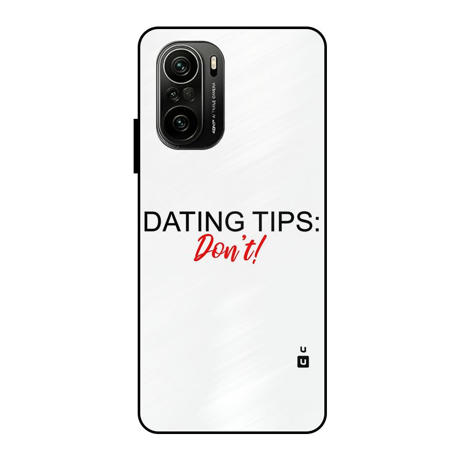 Expert Dating Tip Metal Back Case for Mi 11X Pro