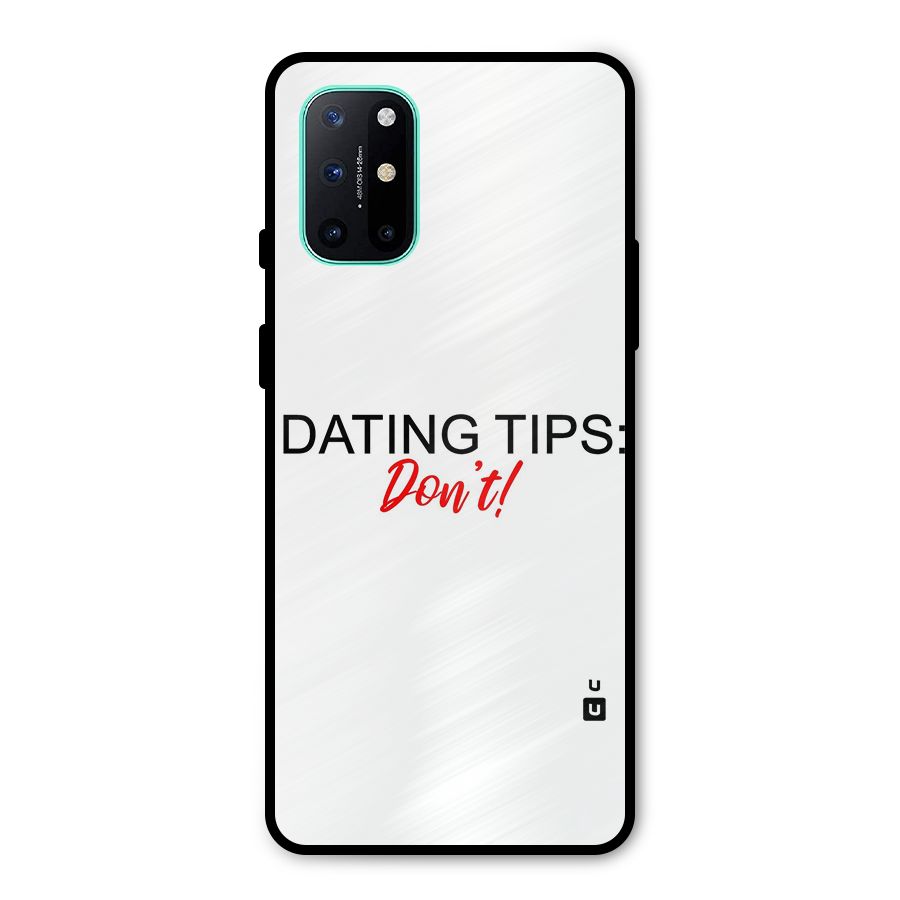 Expert Dating Tip Metal Back Case for OnePlus 8T