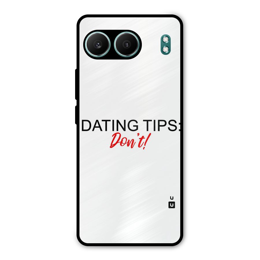 Expert Dating Tip Metal Back Case for OnePlus Nord 4