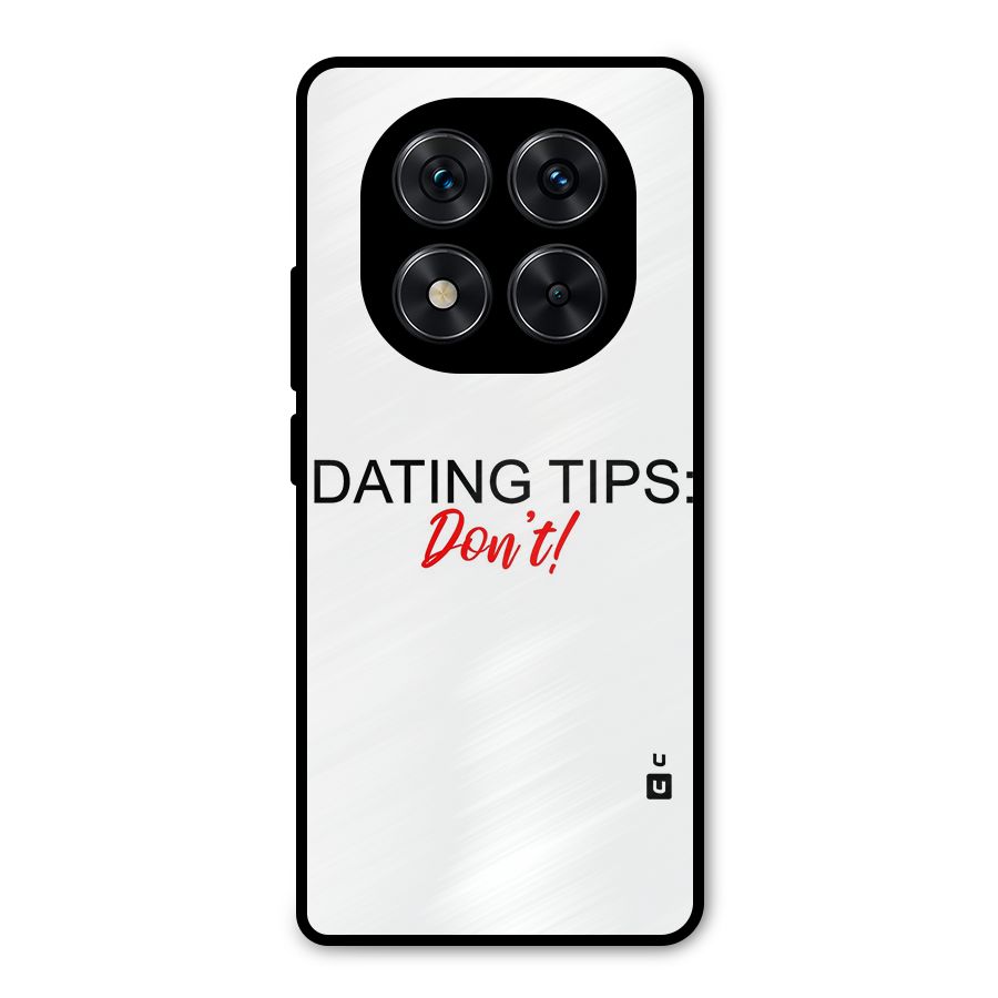 Expert Dating Tip Metal Back Case for Poco X7