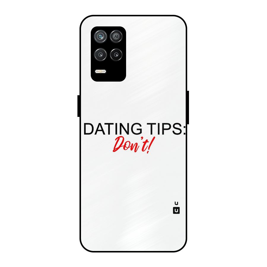 Expert Dating Tip Metal Back Case for Realme 9 5G