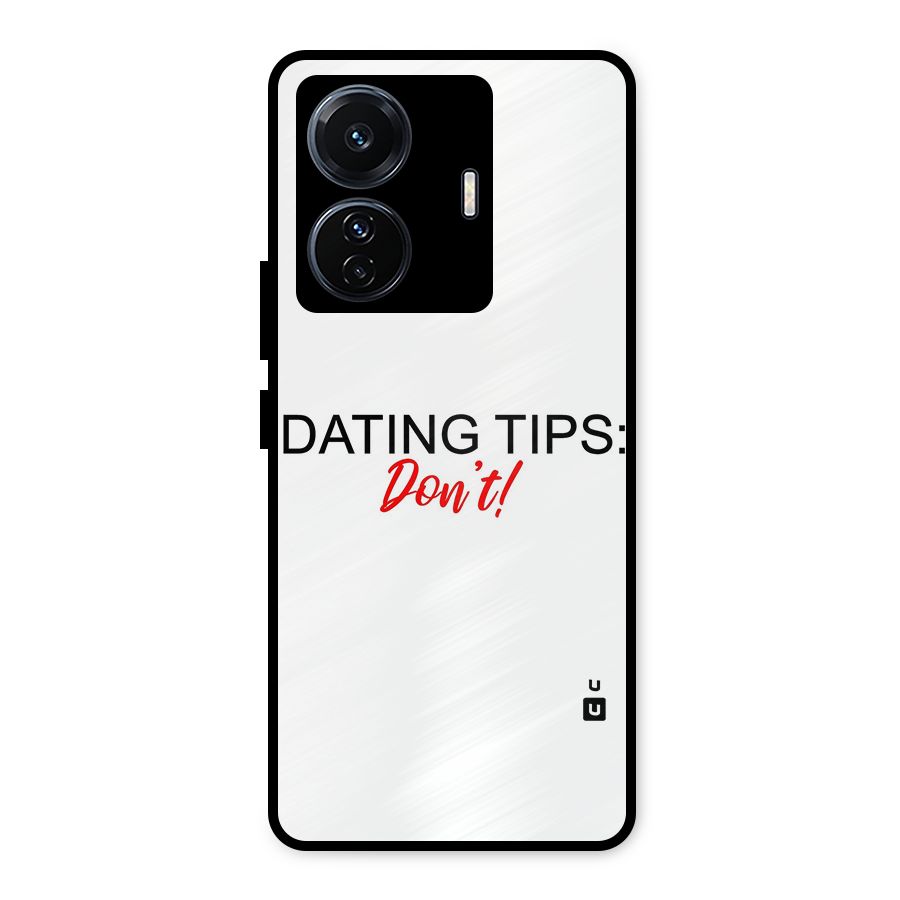 Expert Dating Tip Metal Back Case for Vivo T1 Pro