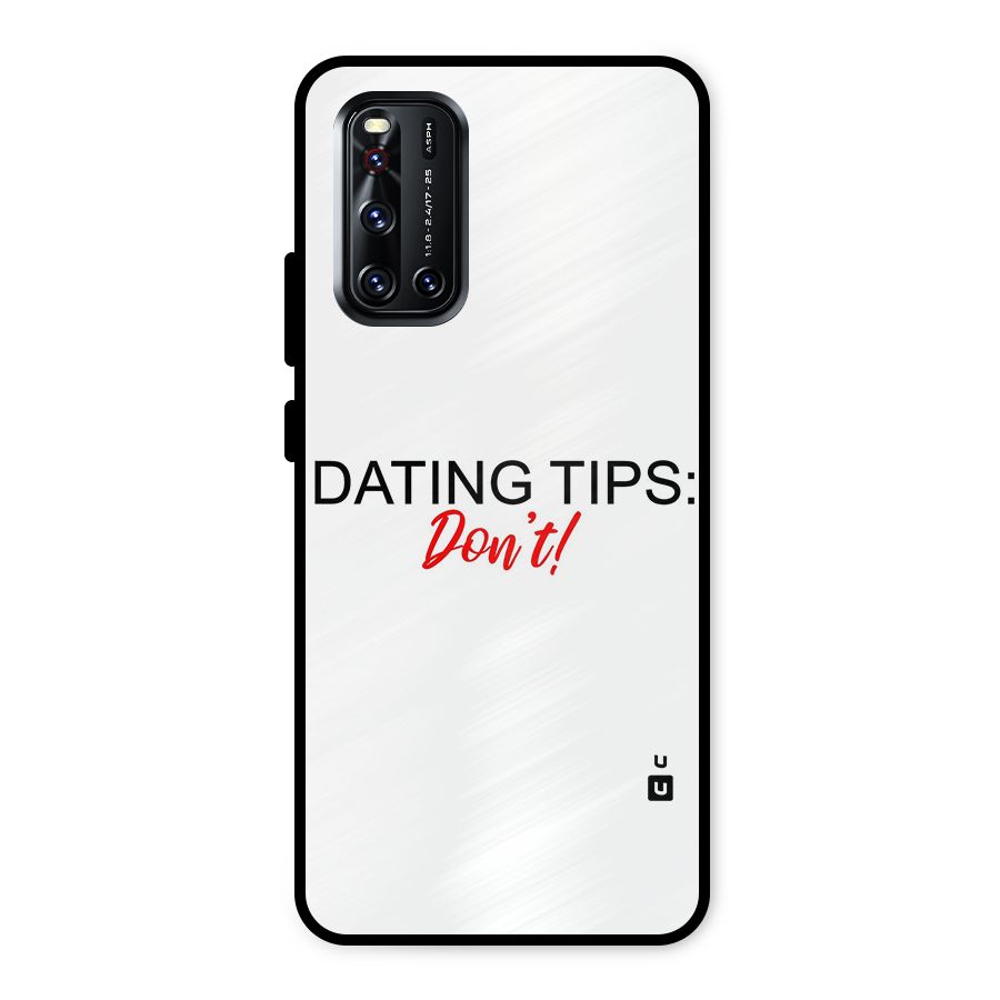 Expert Dating Tip Metal Back Case for Vivo V19