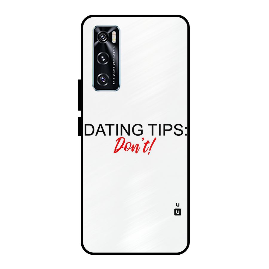 Expert Dating Tip Metal Back Case for Vivo V20 SE