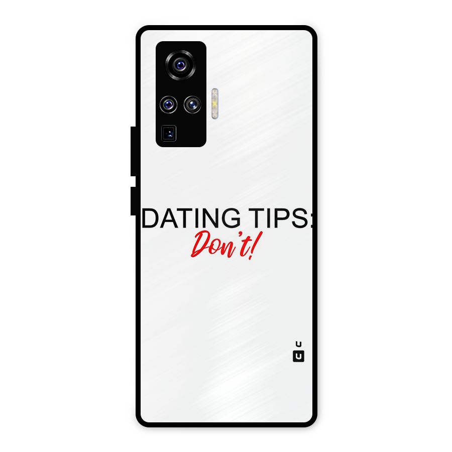 Expert Dating Tip Metal Back Case for Vivo X50 Pro