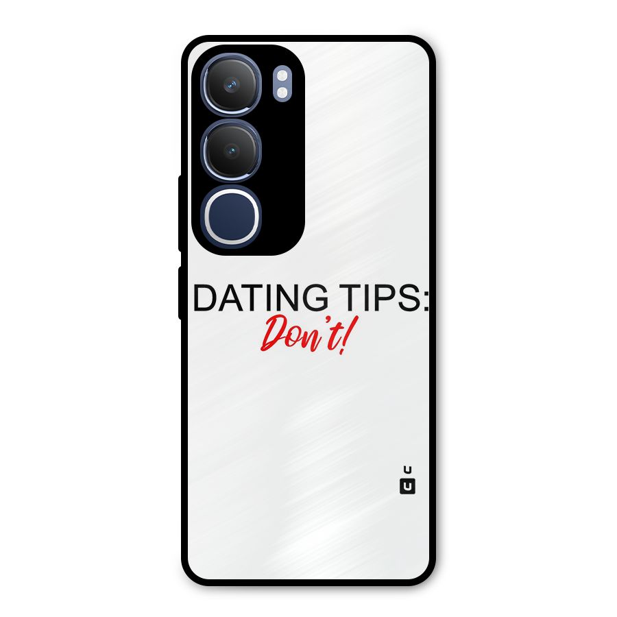 Expert Dating Tip Metal Back Case for Vivo Y29