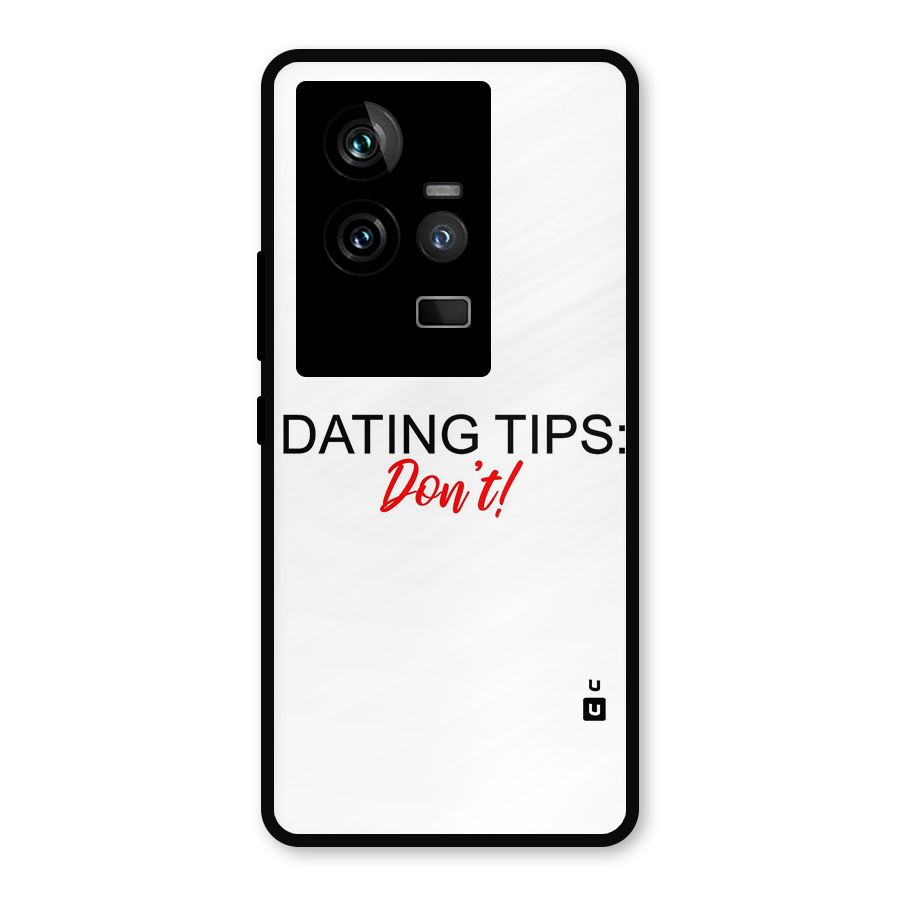Expert Dating Tip Metal Back Case for iQOO 11 5G
