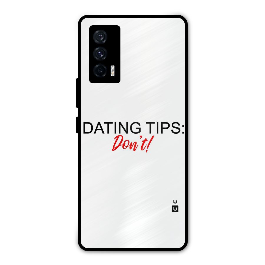 Expert Dating Tip Metal Back Case for iQOO 7 5G
