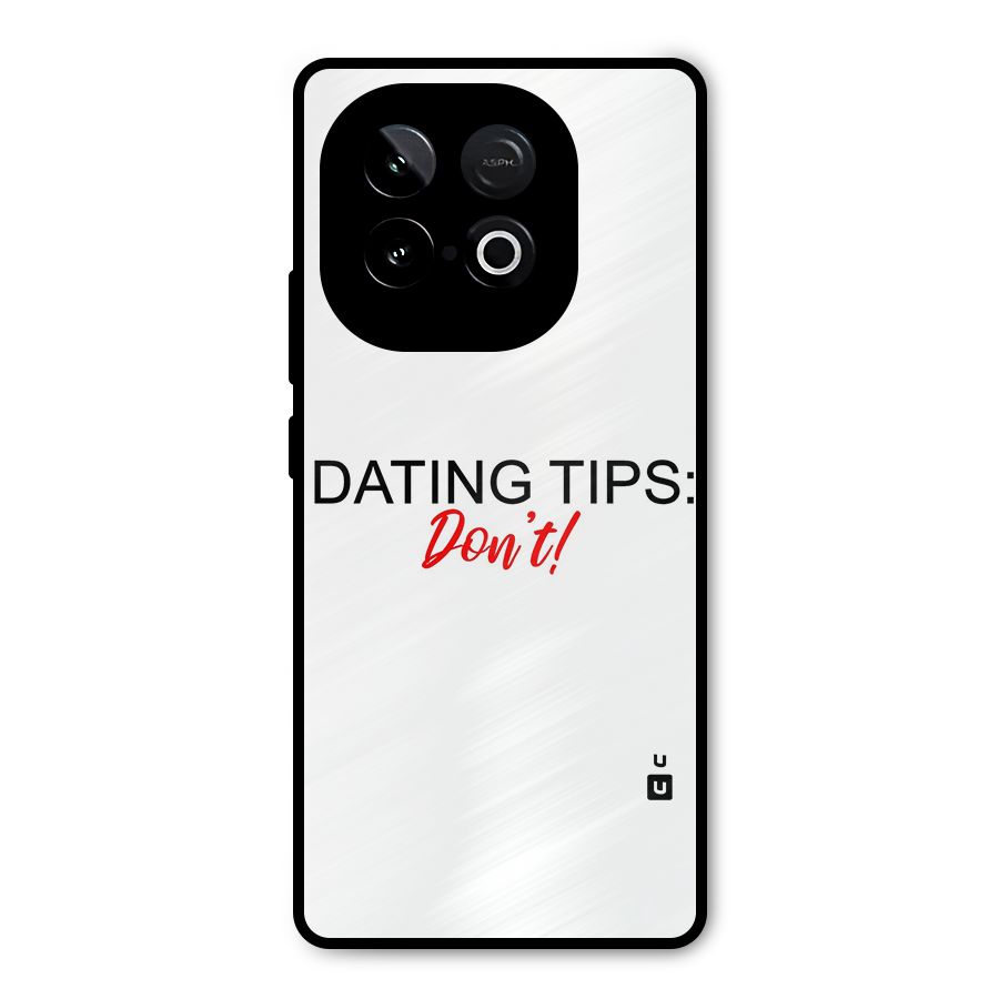 Expert Dating Tip Metal Back Case for iQOO Neo 10
