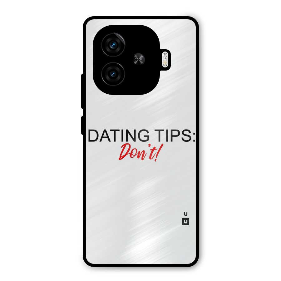 Expert Dating Tip Metal Back Case for iQOO Neo 10R