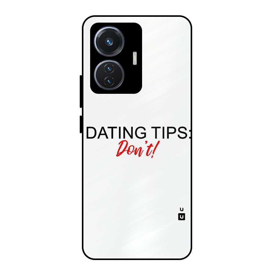 Expert Dating Tip Metal Back Case for iQOO Z6 44W