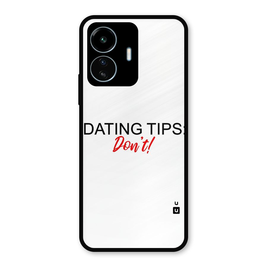Expert Dating Tip Metal Back Case for vivo iQOO Z6 Lite 5G