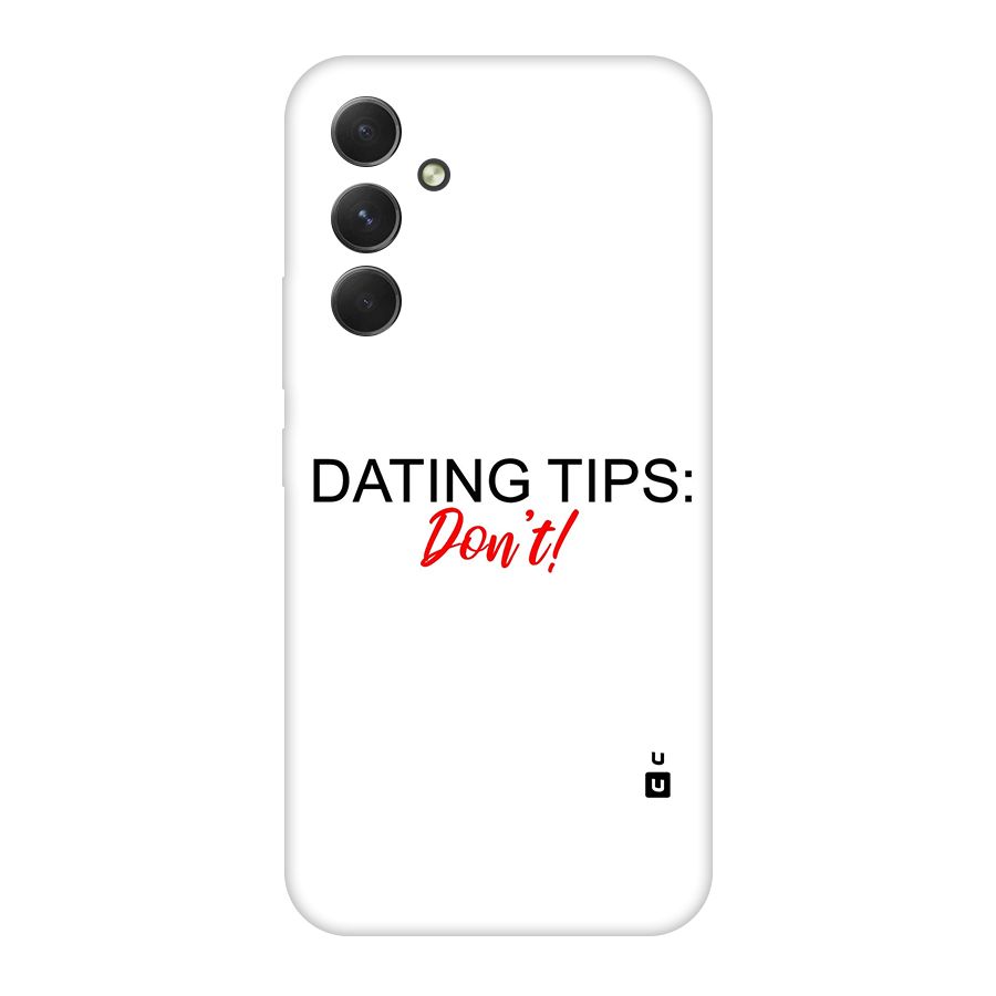 Expert Dating Tip Original Polycarbonate Back Case for Galaxy A54