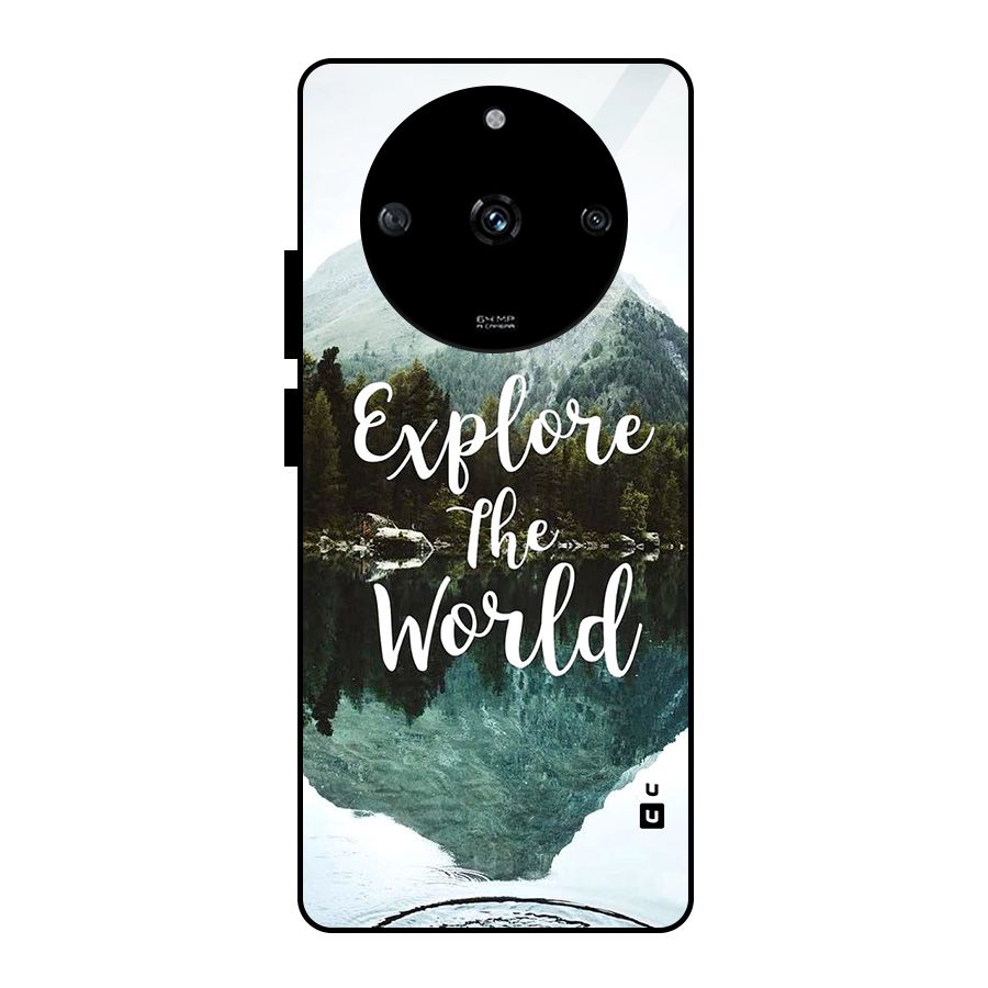 Explore The World Glass Back Case for Realme Narzo 60 5G