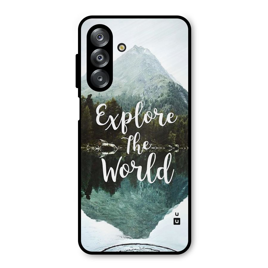 Explore The World Metal Back Case for Galaxy A26
