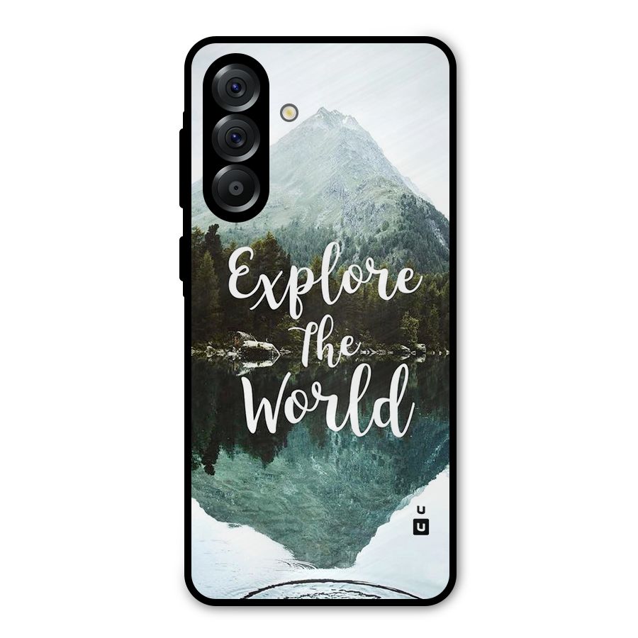 Explore The World Metal Back Case for Galaxy A36