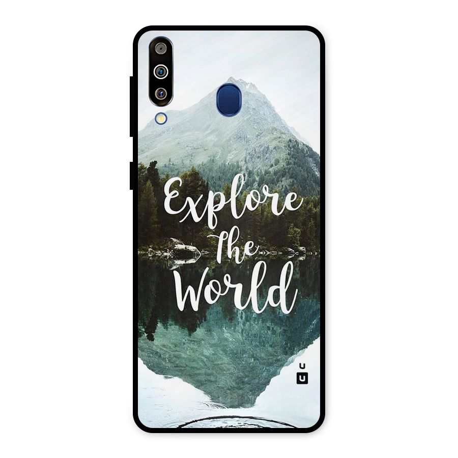 Explore The World Metal Back Case for Galaxy M30