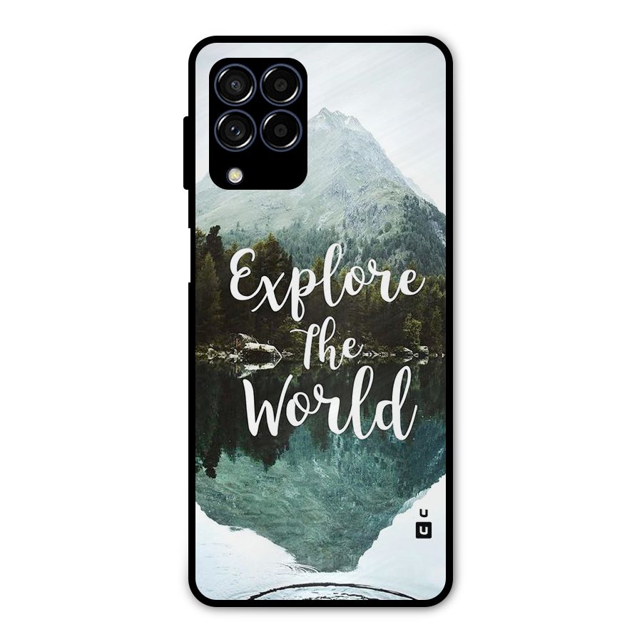 Explore The World Metal Back Case for Galaxy M53 5G