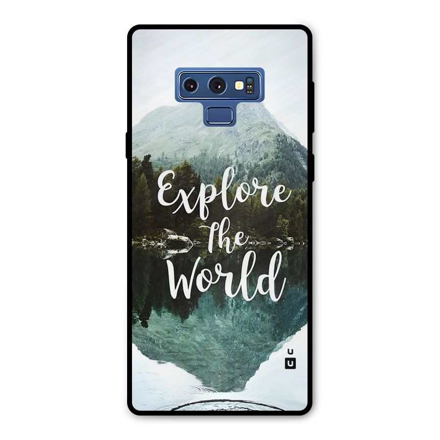 Explore The World Metal Back Case for Galaxy Note 9