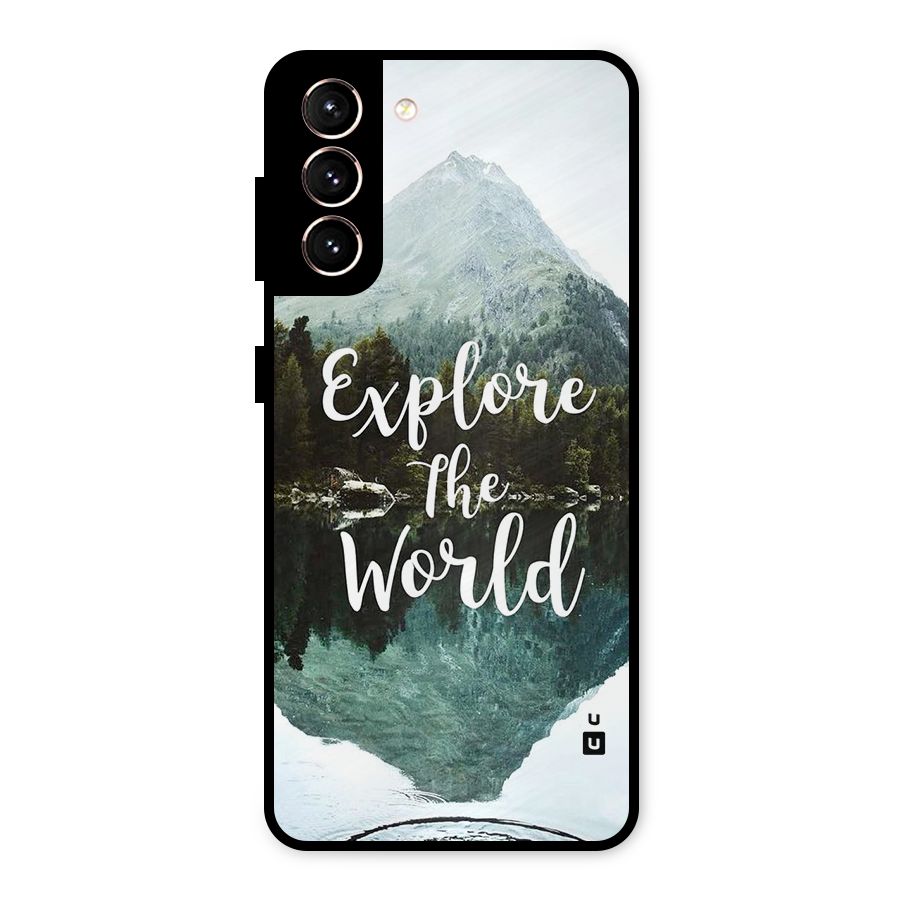 Explore The World Metal Back Case for Galaxy S21 5G