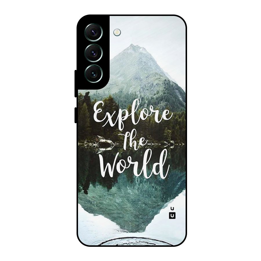 Explore The World Metal Back Case for Galaxy S22 Plus 5G