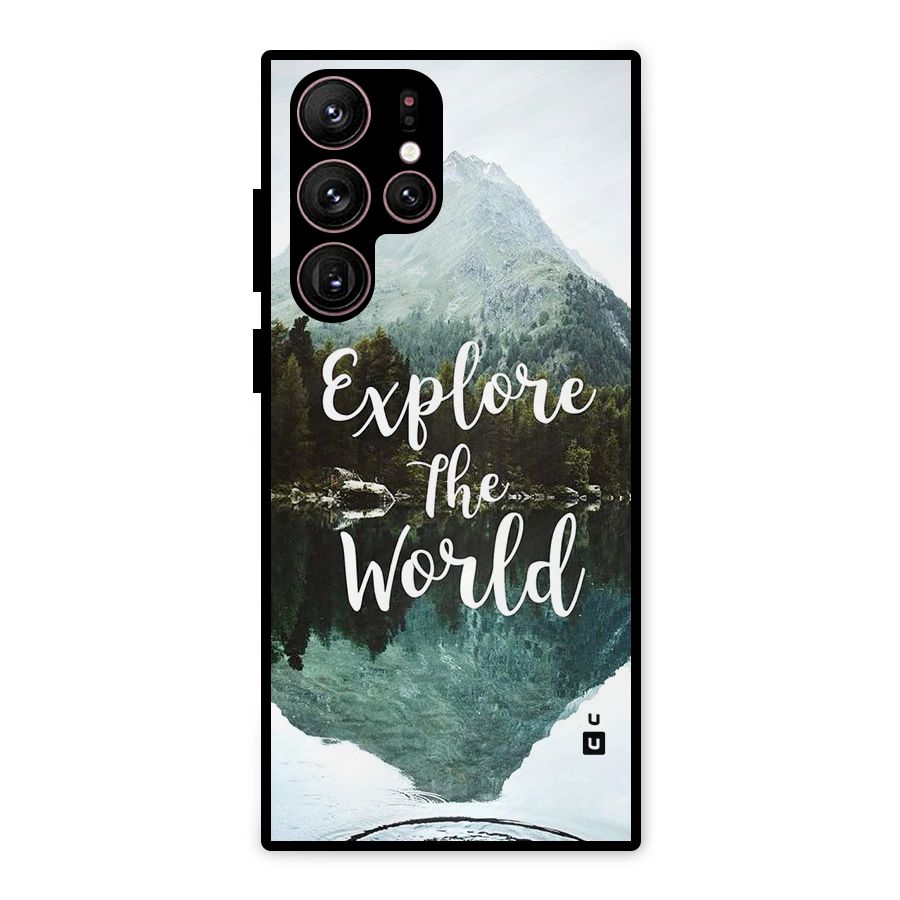 Explore The World Metal Back Case for Galaxy S22 Ultra 5G