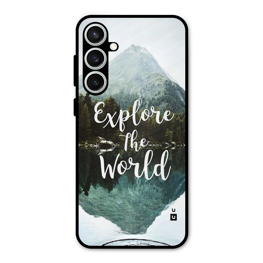 Explore The World Metal Back Case for Galaxy S23 FE