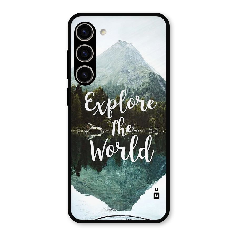 Explore The World Metal Back Case for Galaxy S23 Plus