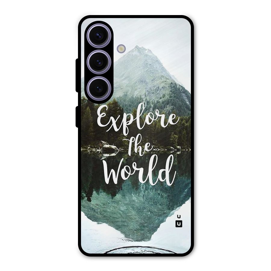 Explore The World Metal Back Case for Galaxy S24