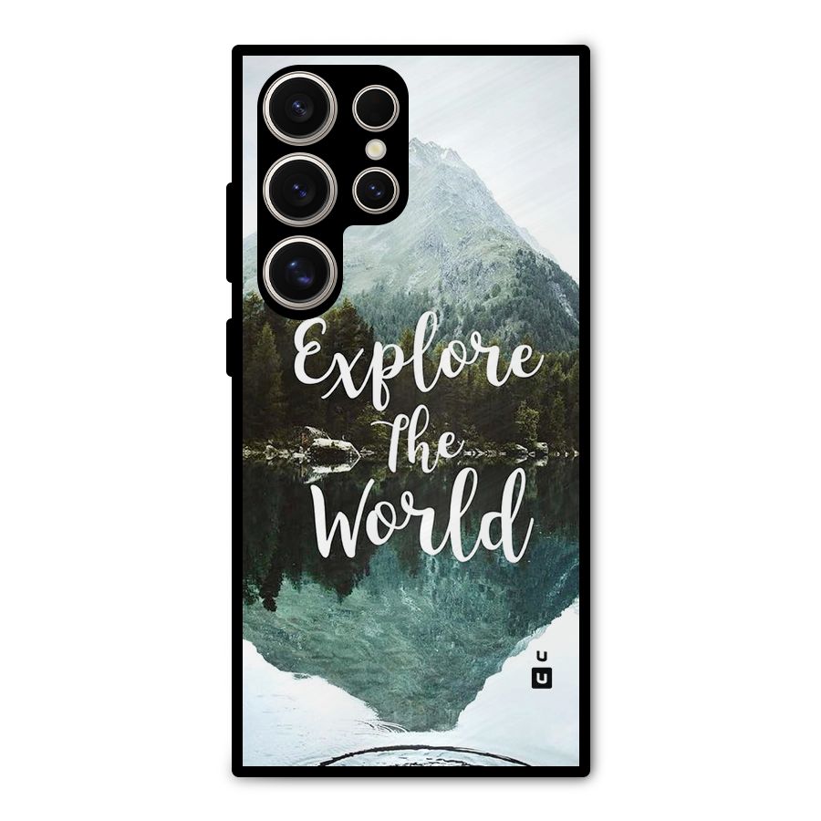 Explore The World Metal Back Case for Galaxy S24 Ultra