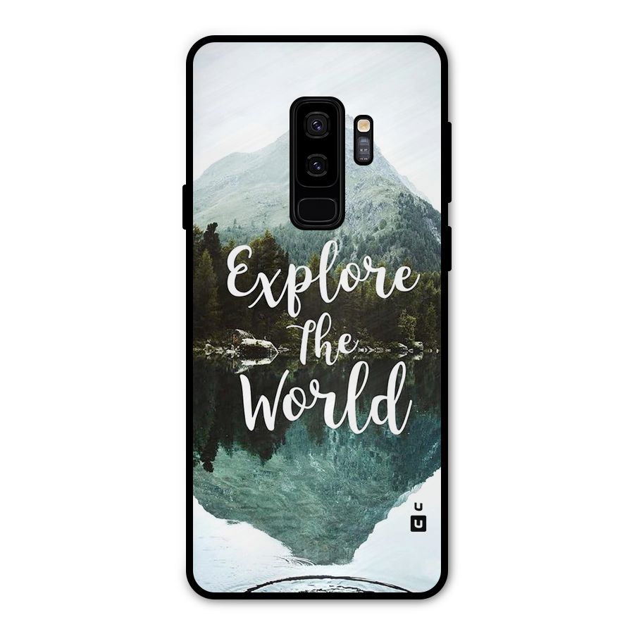 Explore The World Metal Back Case for Galaxy S9 Plus