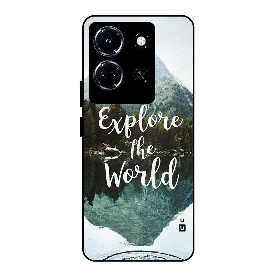 Explore The World Metal Back Case for Infinix Note 30 5G