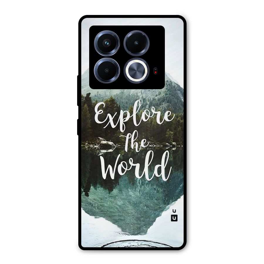 Explore The World Metal Back Case for Infinix Note 40 5G