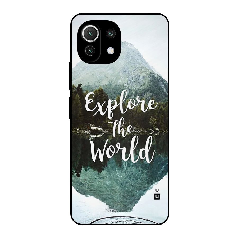 Explore The World Metal Back Case for Mi 11 Lite NE 5G